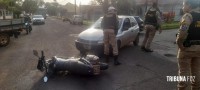 PM registra acidente de trânsito na Av. dos Imigrantes