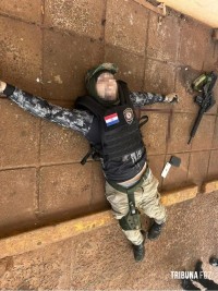 Assaltante vestido de policial é morto após confronto em Ciudad Del Este