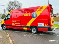 Ciclista fica ferido após colisão com automóvel no Jardim Manaus