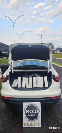 FICCO/PR prende indivíduo transportando 200 Kg de entorpecentes em Foz do Iguaçu