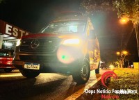 Motociclista fica ferido após acidente na Av. Nacional em Foz do Iguaçu