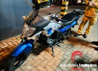 Motociclista fica ferido após acidente na Av. Nacional em Foz do Iguaçu
