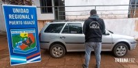 Policia de Puerto Iguazu apreende veículo com mandado de busca e apreensão que estava prestes a ser vendido no Paraguai