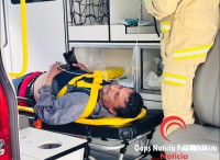 Motociclista fica ferido após colisão no bairro Portal da Foz