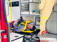 Motociclista fica ferido após colisão no bairro Portal da Foz