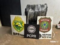 Policia Federal, PM e PC apreendem fardos de maconha nas margens do rio Paraná