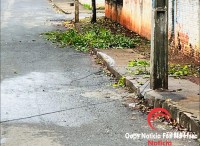 Incêndio e rompimento de fios de alta tensão assustam moradores na Vila Miranda