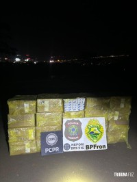 PF, PC e PM apreendem carga de cigarros contrabandeados em Foz do Iguaçu
