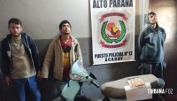 Policia Nacional prende três pessoas após GPS instalada na moto indicar onde estavam os ladrões