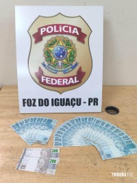Policia Federal prende indivíduo com cédulas falsas em Santa Terezinha de Itaipu