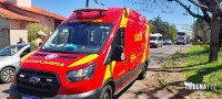 Motociclista é socorrido pelo Siate após colisão contra ônibus na Vila Yolanda