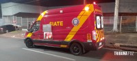 Siate socorre motociclista após colisão na Av. das Cataratas durante a madrugada