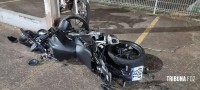 Siate socorre motociclista após colisão na Av. das Cataratas durante a madrugada