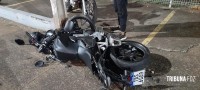Siate socorre motociclista após colisão na Av. das Cataratas durante a madrugada