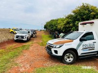 Mulher morre e homem fica ferido em ataque a tiros na área rural de São Miguel do Iguaçu