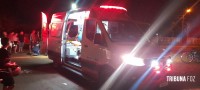 Duas vítimas graves após colisão entre moto e ônibus na Vila Carimã