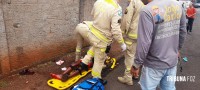 Corpo de Bombeiros socorre duas crianças após acidente dentro de escola no Porto Meira 