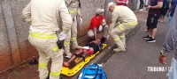 Corpo de Bombeiros socorre duas crianças após acidente dentro de escola no Porto Meira 