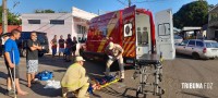 Motociclista fica ferido após colisão no Bairro Porto Meira