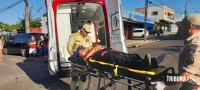 Motociclista fica ferido após colisão no Bairro Porto Meira