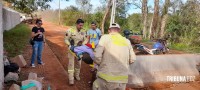Estudante de medicina é socorrido pelo Siate após colidir moto contra  uma muralha de concreto na Vila Carimã