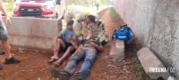 Estudante de medicina é socorrido pelo Siate após colidir moto contra  uma muralha de concreto na Vila Carimã