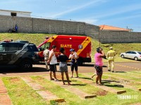 Mulher é baleada durante discussão entre vizinhos no Condomínio Angatuba