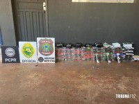 PF, PC e PM prendem motorista com carga de anabolizantes