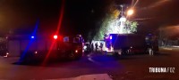 Principio de incêndio mobiliza o Corpo de Bombeiros na Vila Yolanda