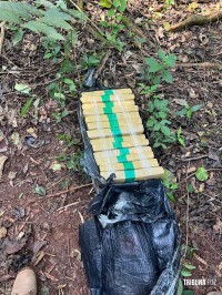 PF, PC e PM apreendem fardos de drogas no Rio Iguaçu em Foz do Iguaçu