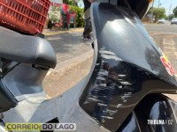 Acidente envolve carro e moto na manhã deste sábado em Santa Helena