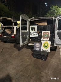 PF, PC, PM e Marinha prendem três pessoas por contrabando em Foz do Iguaçu