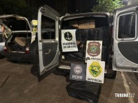 PF, PC, PM e Marinha prendem três pessoas por contrabando em Foz do Iguaçu