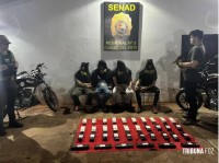 Policia Nacional do Paraguai prende quatro pessoas com 23 Kg de maconha em Raul Penha