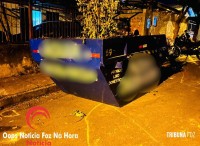 Motociclista fica ferido após colidir contra caçamba de entulho na Vila Miranda