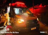 Motociclista fica ferido após colidir contra caçamba de entulho na Vila Miranda