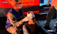 Siate socorre vitima de agressão na praça de Três Lagoas