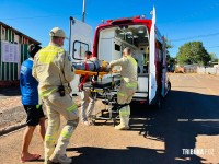 Siate socorre homem que caiu do telhado no Jardim Congonhas