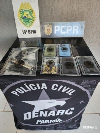 PM auxilia a Policia Civil no cumprimento de mandados judiciais São Miguel do Iguaçu
