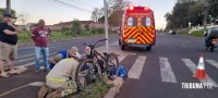 Ciclista é atropelado por veículo na Av. General Meira