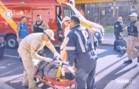 Homem causa acidente após agredir a esposa, agride bombeiros e acaba preso em Foz do Iguaçu