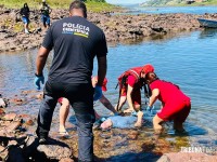 Embarcação com três pessoas vira no Rio Paraná e duas morrem afogadas em Foz do Iguaçu