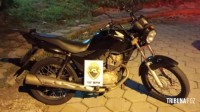 Polícia Militar recupera motocicleta furtada em Foz do Iguaçu
