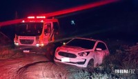 PM recupera veículo com registro de furto em Foz do Iguaçu durante a madrugada