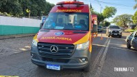 Motociclista fica ferido após acidente seguido de atropelamento no bairro Três Lagoas