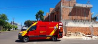 Trabalhador fica ferido após cair de andaime no Jardim Panorama