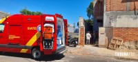 Trabalhador fica ferido após cair de andaime no Jardim Panorama