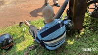 Siate socorre duas pessoas após colisão no Bairro Três Lagoas 