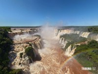 Força da Natureza: Volume das Cataratas do Iguaçu ultrapassa 7 milhões de litros por segundo