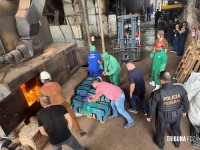 Polícia Federal realiza incineração de mais de 11 toneladas de drogas em Foz do Iguaçu